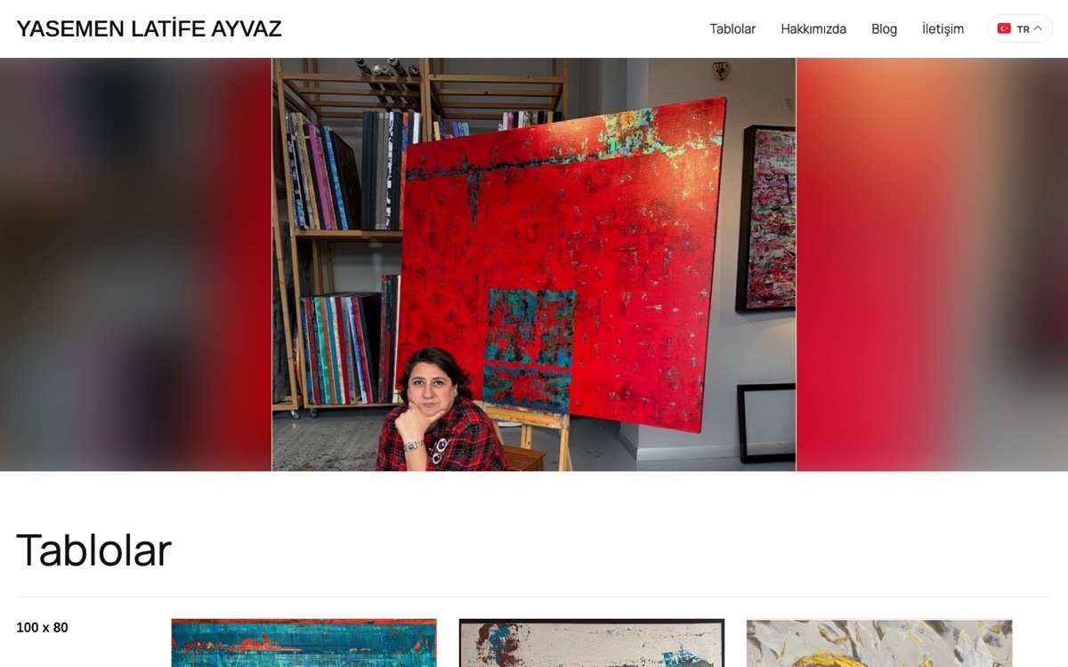Yasemen Latife Ayvaz sanatçı sitesi
